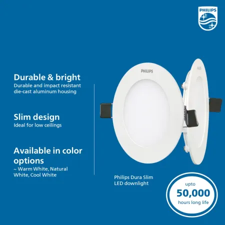 Buy Philips Dura Slim LED Downlight | 24W LED Panel Light – LightPoint Buy Philips Dura Slim LED Downlight | 24W LED Panel Light – LightPoint