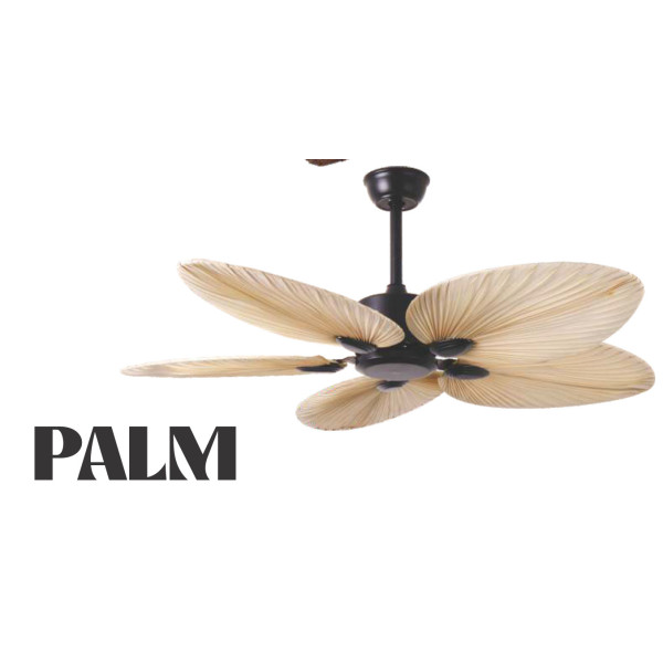 LEDLum Volaris Palm Ceiling Fan with Original Palm Leaves Blades