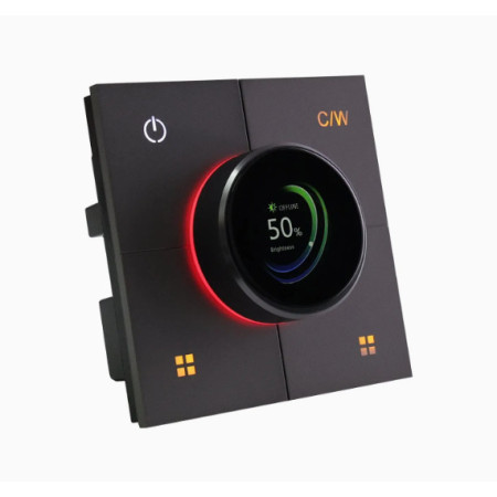 LightPoint Smart Zigbee Tuya 2 Gang Dimmer Knob Switch AD-01