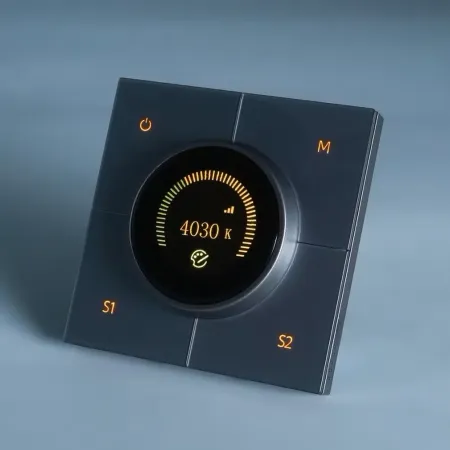 LightPoint Smart Zigbee Tuya 2 Gang Dimmer Knob Switch AD-01