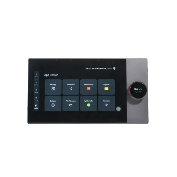 LightPoint Smart Zigbee Tuya 7 inch Screen Panel with Knob Control AD-02