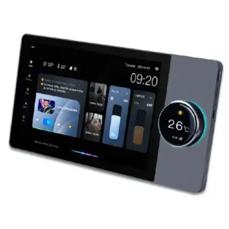 LightPoint Smart Zigbee Tuya 7 inch Screen Panel with Knob Control AD-02