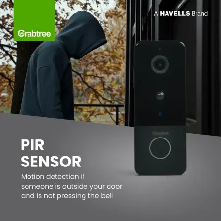 Havells Crabtree Wi-Fi Video Doorbell Havells Crabtree Wi-Fi Video Doorbell