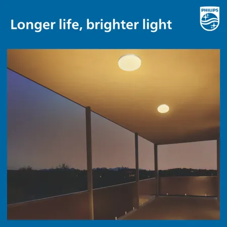 Philips Fullglow Metal LED Surface Rimless Light