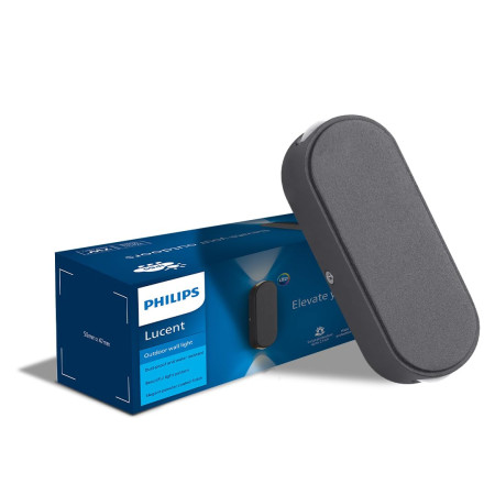 Philips 800041 Lucent Round IP65 Outdoor Wall Light