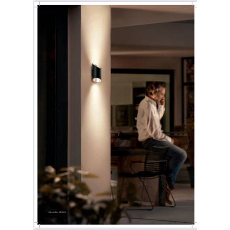 Philips 582009 Russet IP44 Outdoor 3in1 2 way Wall Washer