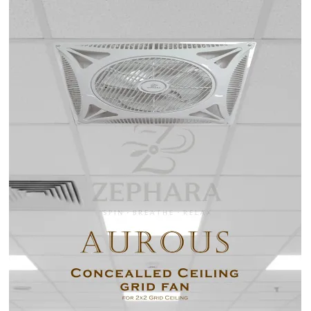 Zephara Aurous Silent Ceiling Fan with Integrated Ring Lighting Zephara Aurous Silent Ceiling Fan with Integrated Ring Lighting