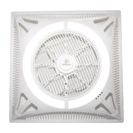 Zephara Aurous Silent Ceiling Fan with Integrated Ring Lighting