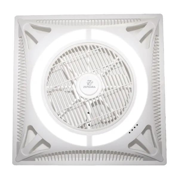 Zephara Aurous Silent Ceiling Fan with Integrated Ring Lighting